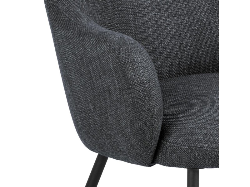 Fotel Spencer szary ciemny Basel 19 - ACTONA